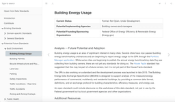 Potential Standard, Building Energy Usage, Open Civic Data Standards by Azavea