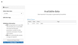 Figure 4 the interface for data upload