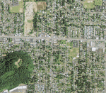 Zoomed in view of the original satellite image