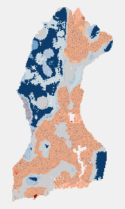 Analysis outcome - Emerging Hot Spot Analysis of Forest Loss